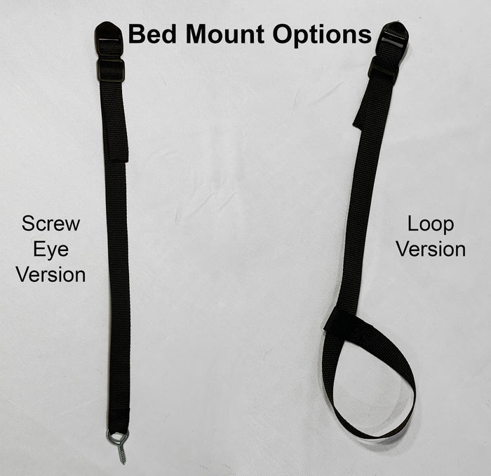 Self Bondage Spread Eagle Cuffs (Neoprene and Webbing Cuffs, 4-point)